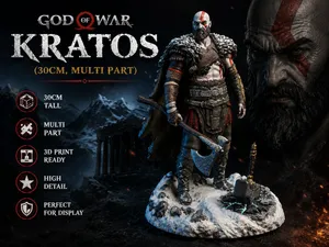 God of War Kratos (30CM, Multi part)