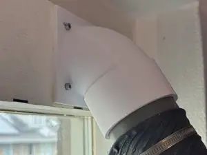 75mm or 3in exhaust vent pipe adapter