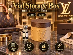 Louis Vuitton Vial Box Peptide Insulin Bottles