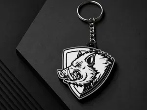 wild boar keychain