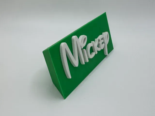 Disney Font Self Standing Customizable Name Plate — Фото 7 из 10