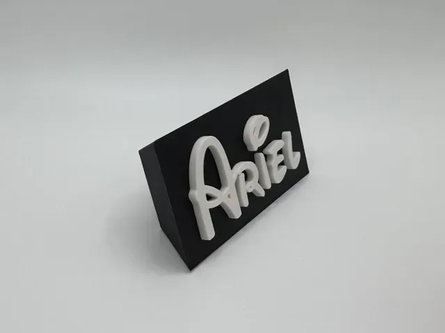 Disney Font Self Standing Customizable Name Plate — Фото 9 из 10