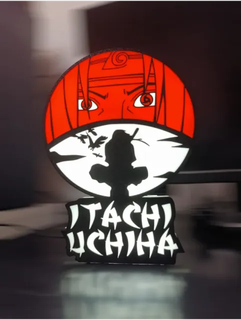Itachi Uchiha Naruto Anime LED Lightbox — Image 2 of 7