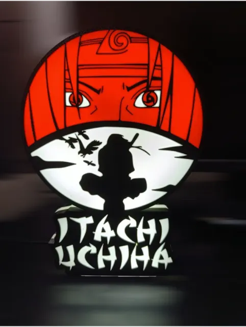Itachi Uchiha Naruto Anime LED Lightbox — Image 7 of 7