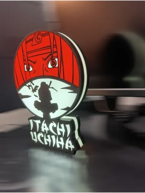 Itachi Uchiha Naruto Anime LED Lightbox — Image 4 of 7