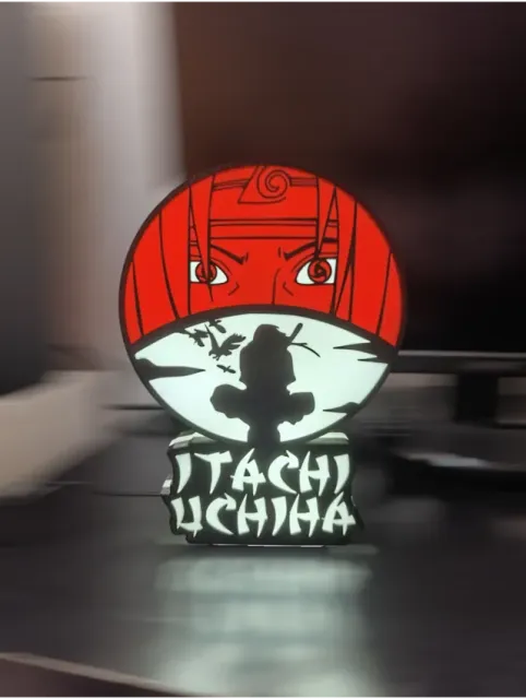 Itachi Uchiha Naruto Anime LED Lightbox — Image 3 of 7