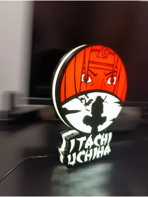 Itachi Uchiha Naruto Anime LED Lightbox — Image 5 of 7