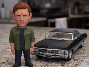Dean Winchester figurine.