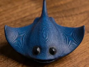 Manta raya cute minimalista