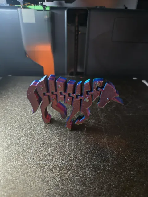 Flexi Magisches Einhorn – Print-in-Place — Image 2 of 2