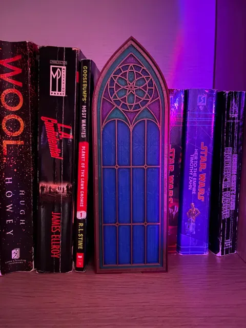 Gothic Cathedral Window Lantern Light-Up Booknook — Image 3 of 11