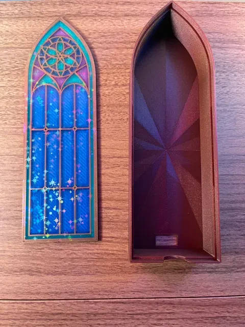 Gothic Cathedral Window Lantern Light-Up Booknook — Image 10 of 11