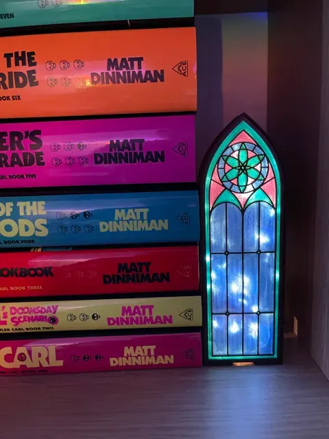 Gothic Cathedral Window Lantern Light-Up Booknook — Image 6 of 11