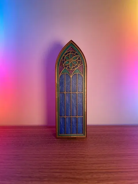 Gothic Cathedral Window Lantern Light-Up Booknook — Image 11 of 11
