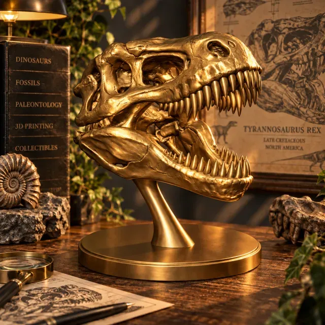 T-Rex Skull Bust – Tyrannosaurus Rex Display — Image 2 of 3