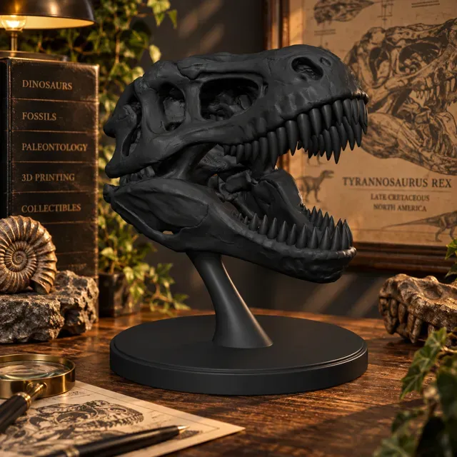 T-Rex Skull Bust – Tyrannosaurus Rex Display — Image 3 of 3