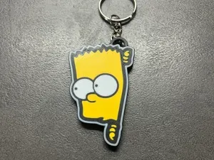 Bart Simpson keychain