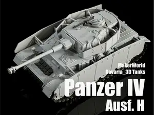 Panzer IV Tank Ausf.H with side skirts 1/35 Scale