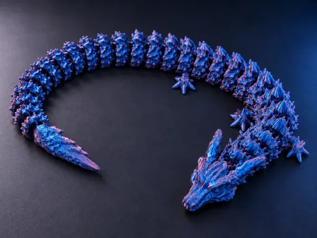Flexi Dragon – Articulated Fidget Toy