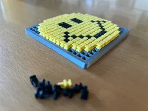 Pixel Puzzle - Big Smile 16x16 - 256 blocks