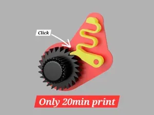 Simple Ratcheting fidget Gear