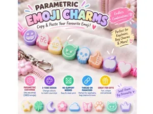 Parametric Emoji Charm – 3953 Emojis | Paracord