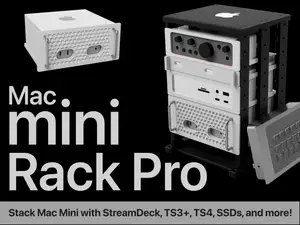 Mac mini "Rack Pro" set for M4 Mac mini + add-ons