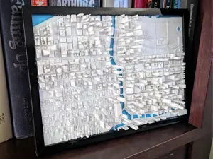Chicago Illinois 3D Miniature