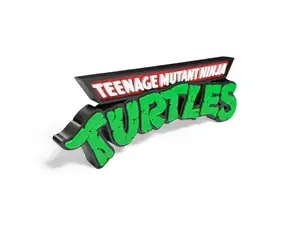 Teenage Mutant Ninja Turtles Logo Sign