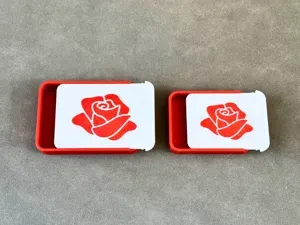 Rose Sliding Lid Box Set