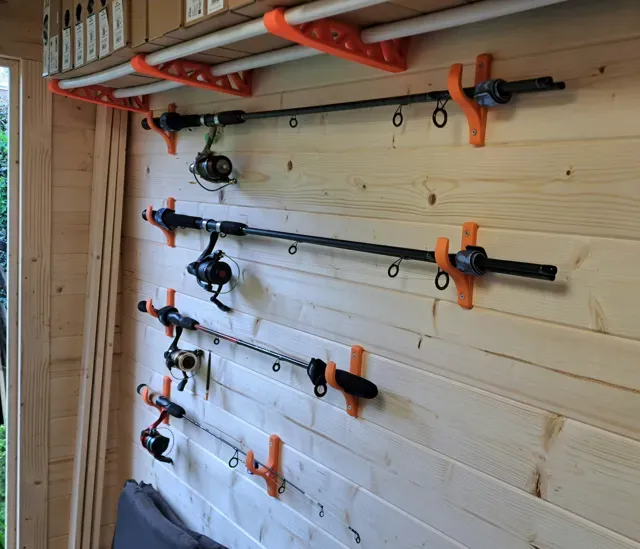Fishing Rod Wall Mount — Фото 3 из 5
