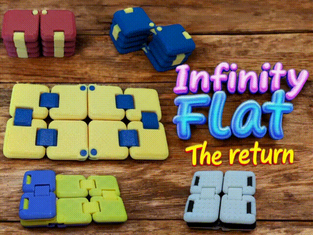 The Thinfinity Cube! Ultra smooth fidget <11g