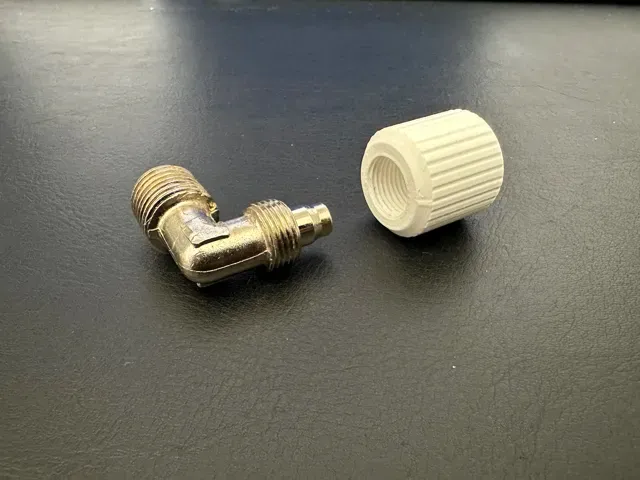 Compression Nut Sleeve for 1/4" Tube Adapter Elbow — Фото 4 из 6