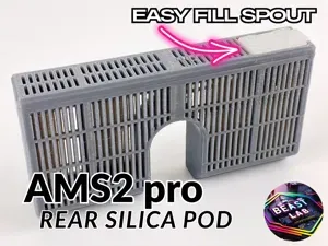 AMS2 Pro Rear Silica Gel Holder | Easy Fill Spout