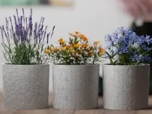 Floral Spring Vase plant pot Diff. Patterns sizes