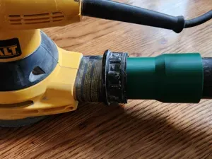 Dewalt Corded Orbital Sander to Ridgid Shop Vac