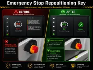 H2S/H2D/H2C Emergency Stop Button Relocation Key