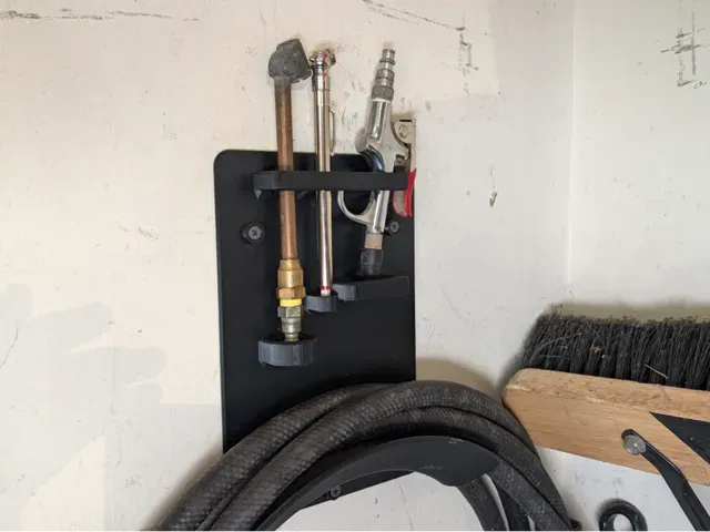 Compressor Air Hose Organizer for the Garage
