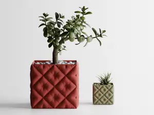 Inflated soft Cloth Planter Plant Pot Vase Series7