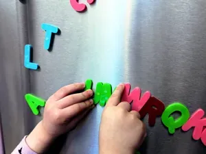 Flexible TPU ABC Fridge Letters - Embedded Magnets