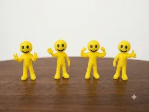 100 Mini Smiley Men to Hide! (Prank)