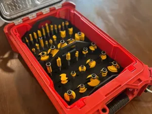 Milwaukee Packout 1/4 Inch Router Bit Organizer