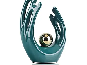 “Eclipse Splash” – Modern Centerpiece Sculpture