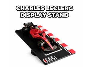 Soporte de exhibición F1 1:43 Charles Leclerc