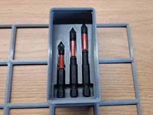 Gridfinity Magnetic Bit Holder 2x2x4U