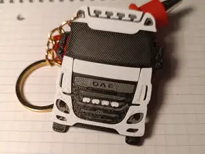 DAF XF (2013) with light bars keychain