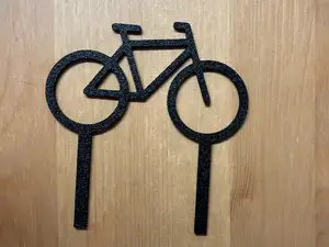 Push Bike Cake Topper