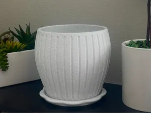 Large Greek Style Marble Planter 