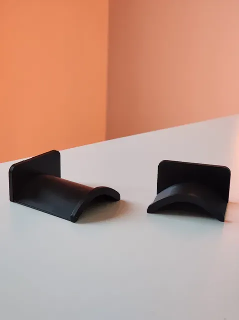 Minimalist Desk Headphone Holder (3M Tape Mount) — Image 4 of 7
