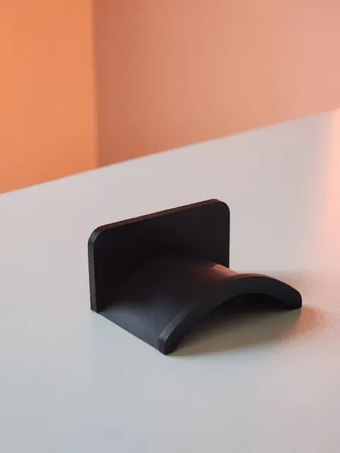 Minimalist Desk Headphone Holder (3M Tape Mount) — Image 3 of 7